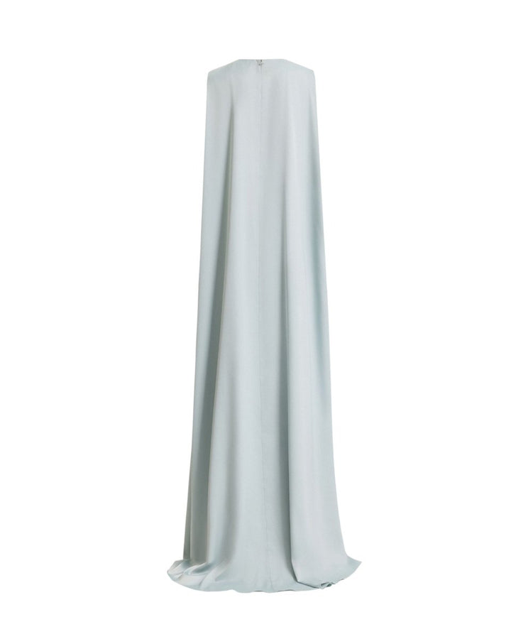 Asymmetrical Sheer Overskirt Dress - Gemy Maalouf