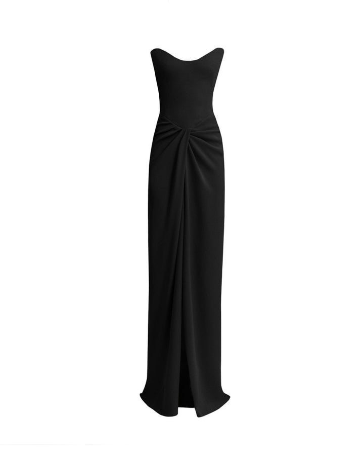 Strapless Draped Dress - Gemy Maalouf