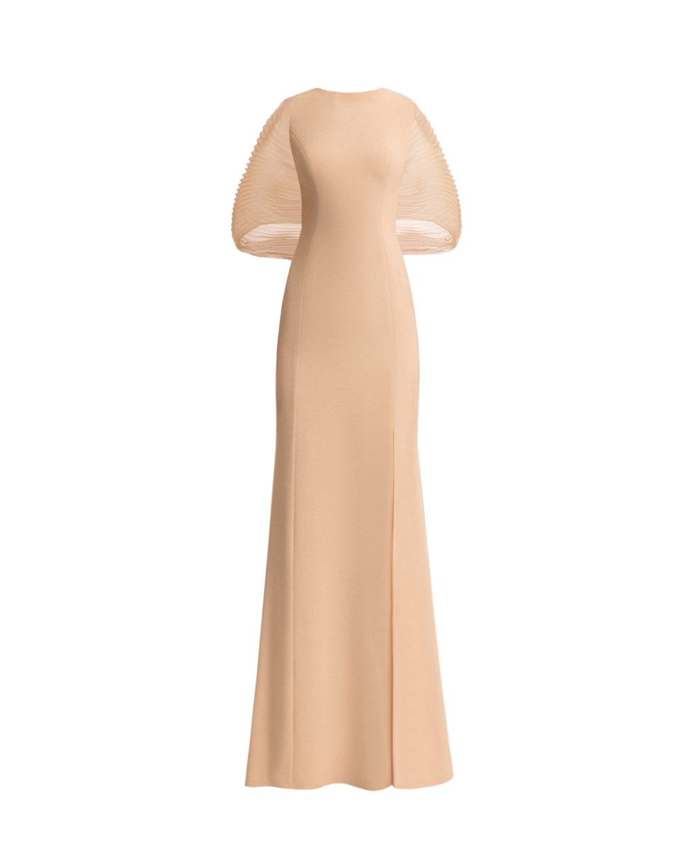 Back Bow Detail Dress - Gemy Maalouf