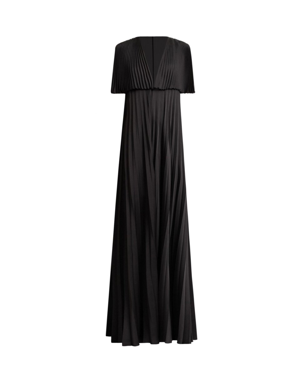 Loose - Cut Plissé Dress - Gemy Maalouf