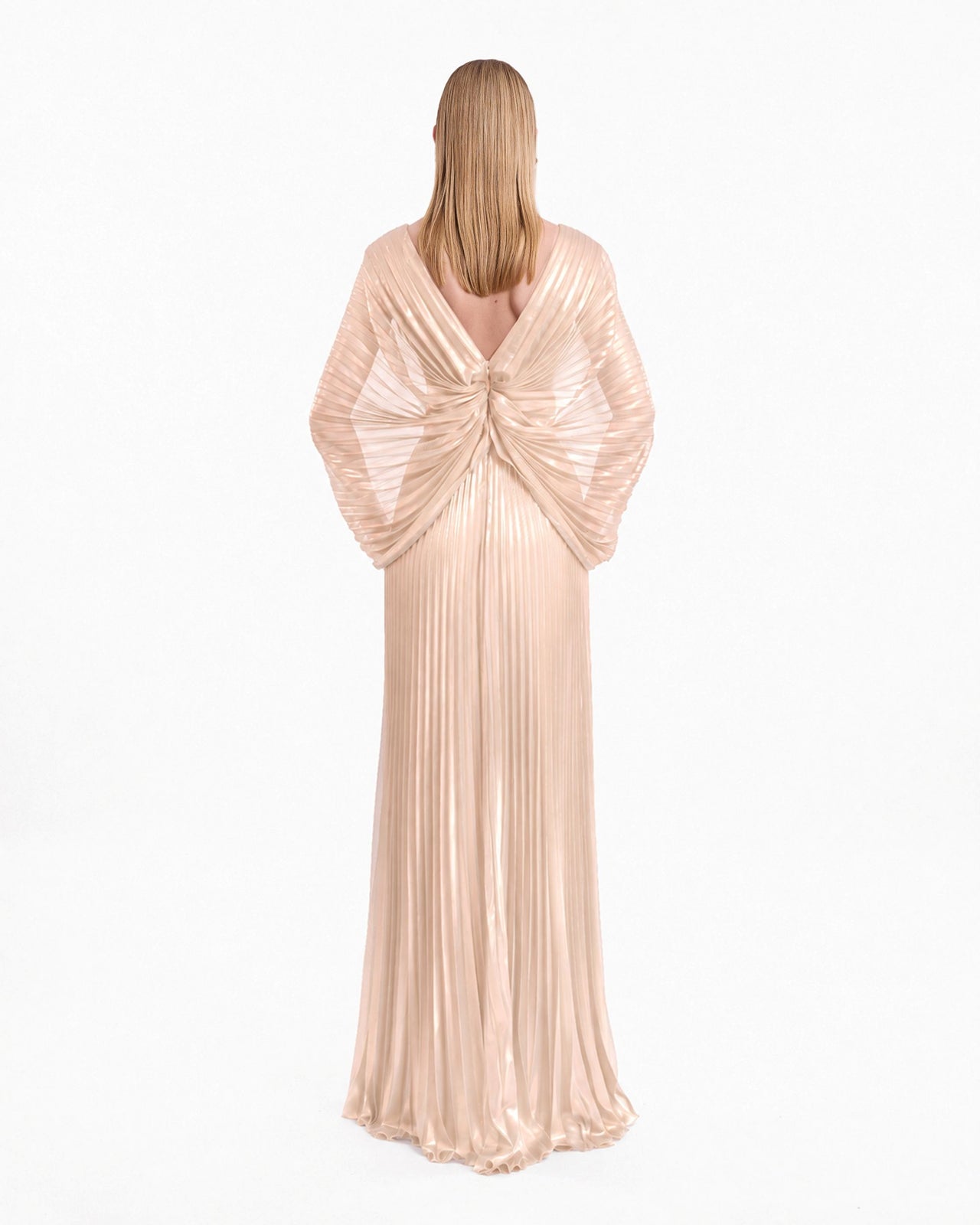 V-Neck Batwing Dress