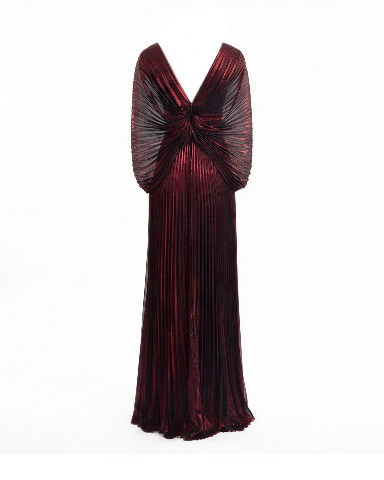 V-Neck Batwing Dress