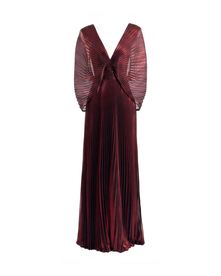 V-Neck Batwing Dress