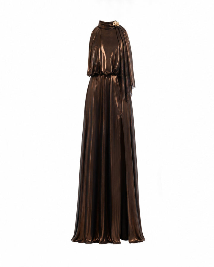 Halter Scarf Dress