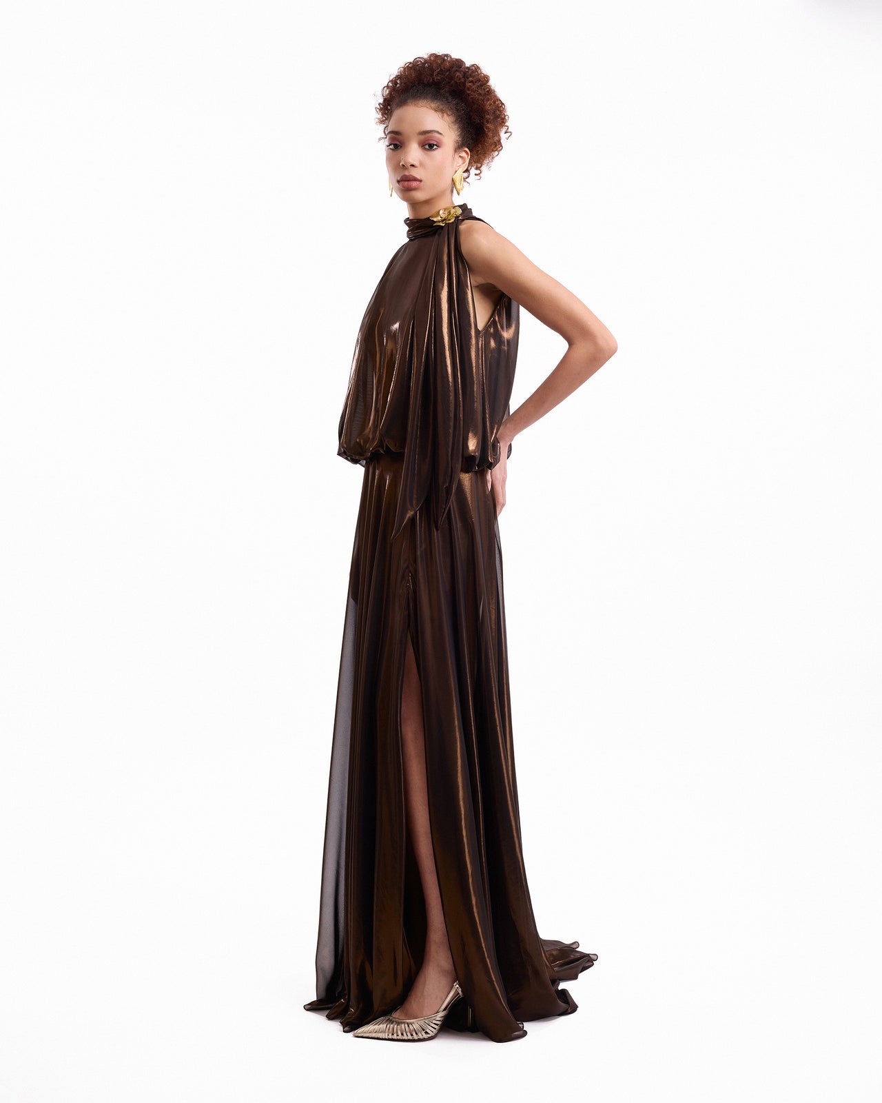 Halter Scarf Dress