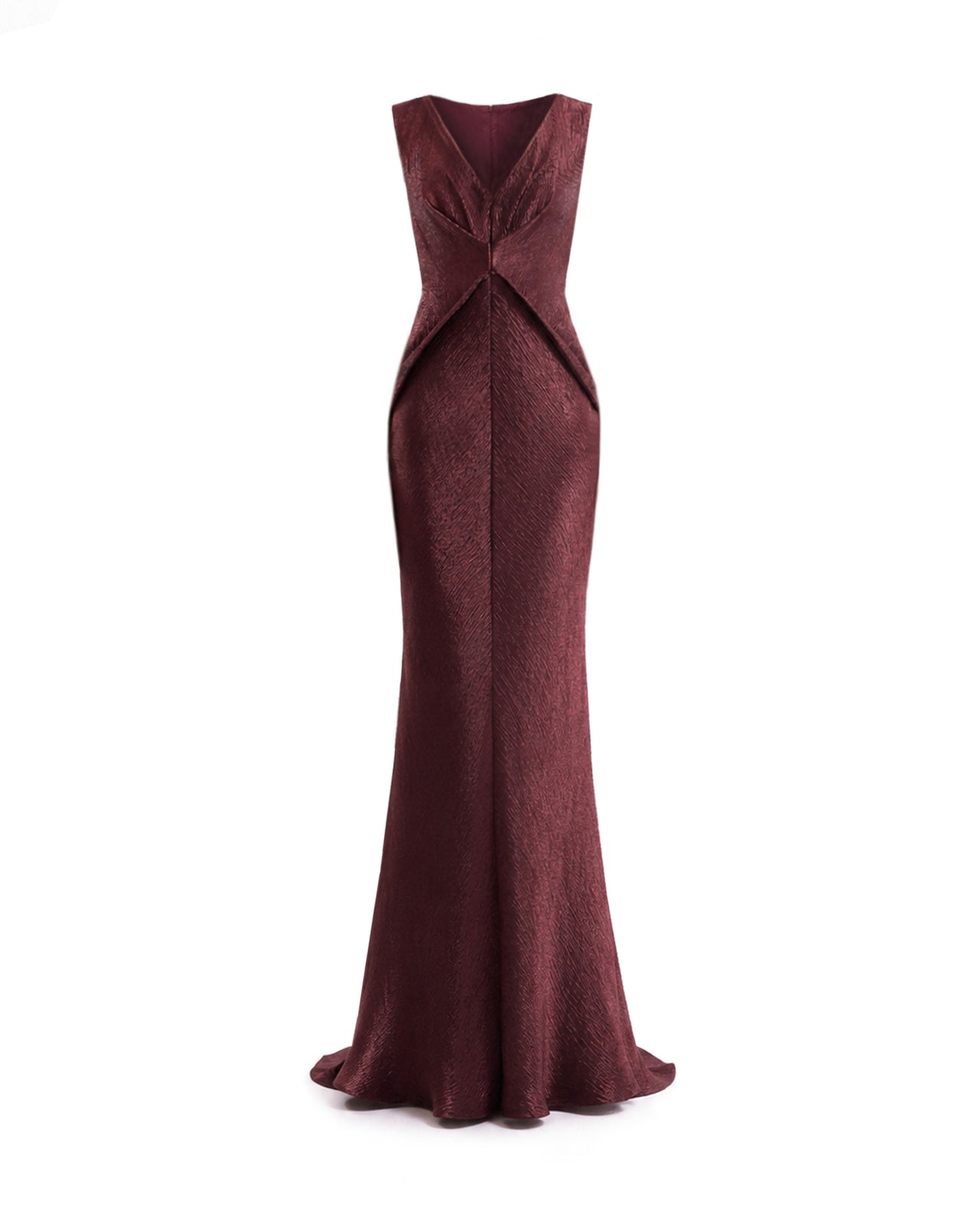Sculpted V-Neck Dress