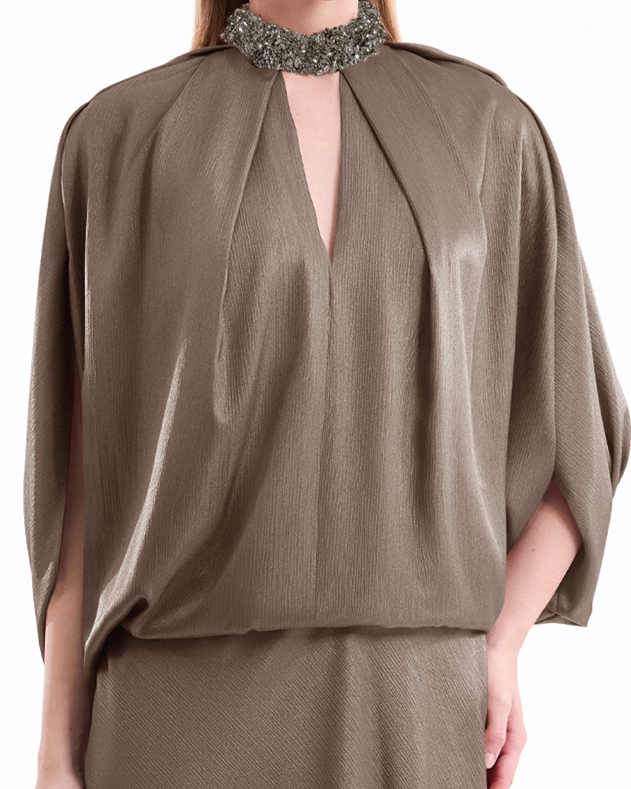 Keyhole Batwing Dress