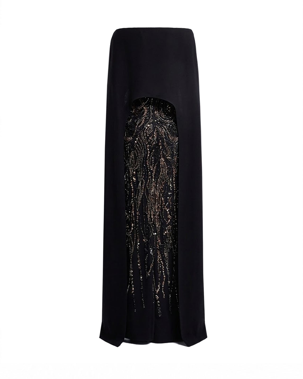 Beaded Cape Dress