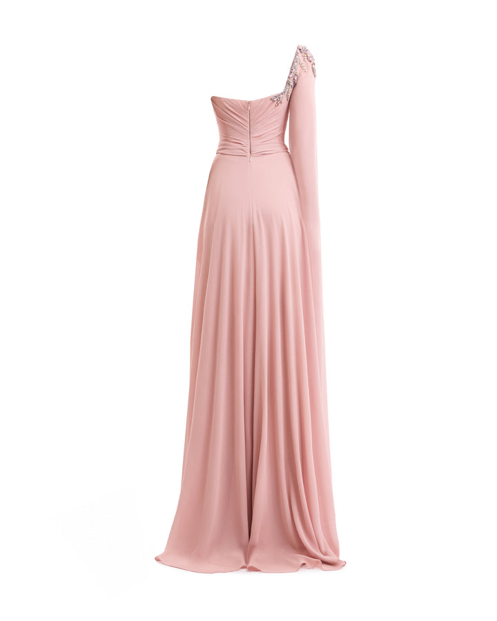 One-Shoulder Draped Dress