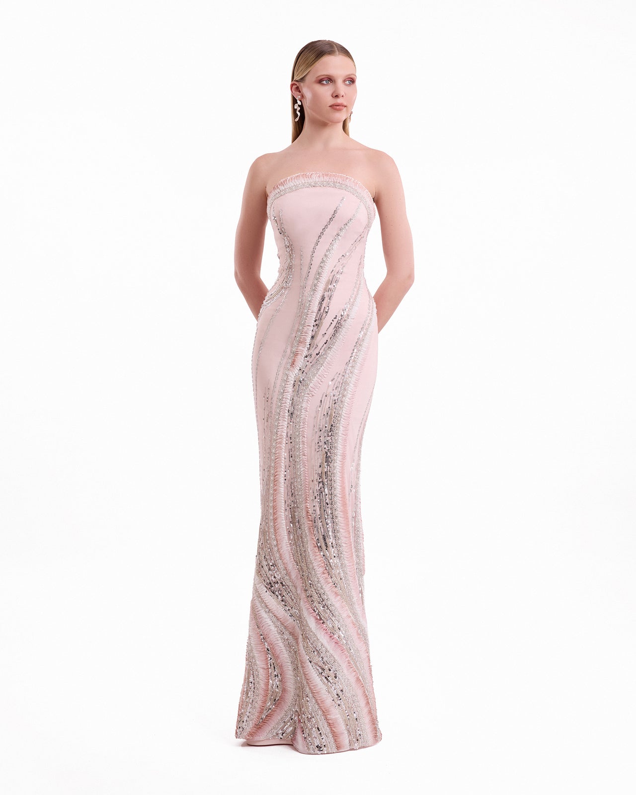Abstract Beaded Dress