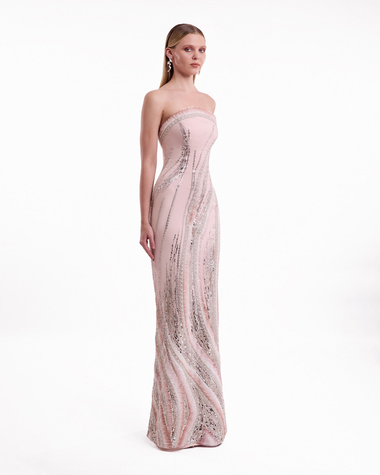 Abstract Beaded Dress