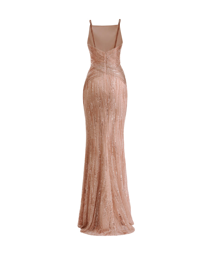 Criss-Cross Beaded Dress