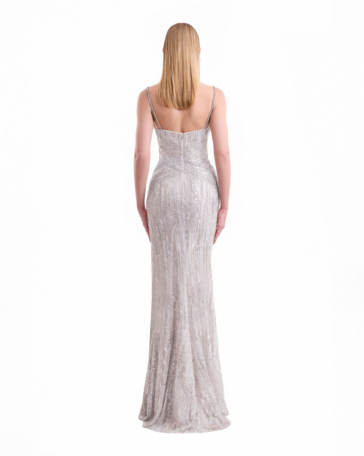 Criss-Cross Beaded Dress