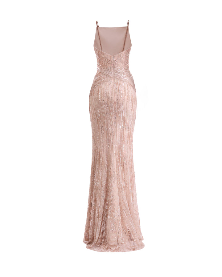 Criss-Cross Beaded Dress