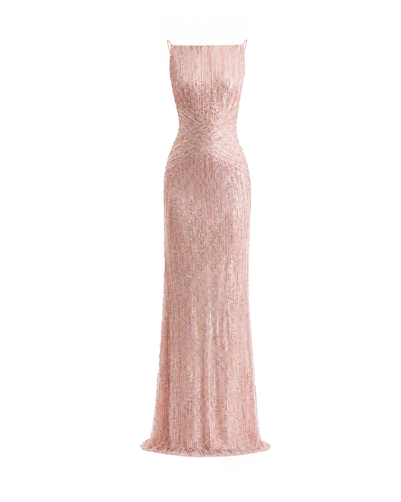 Criss-Cross Beaded Dress