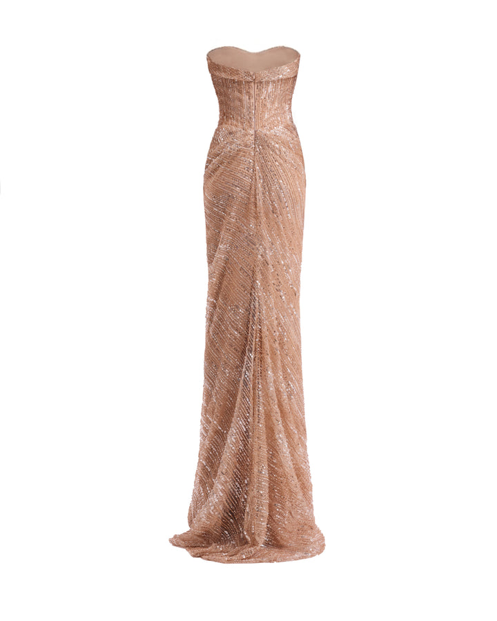 Beaded Sweetheart Dress