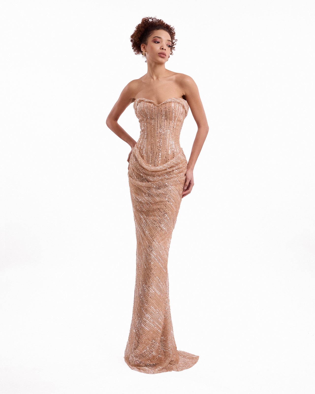 Beaded Sweetheart Dress