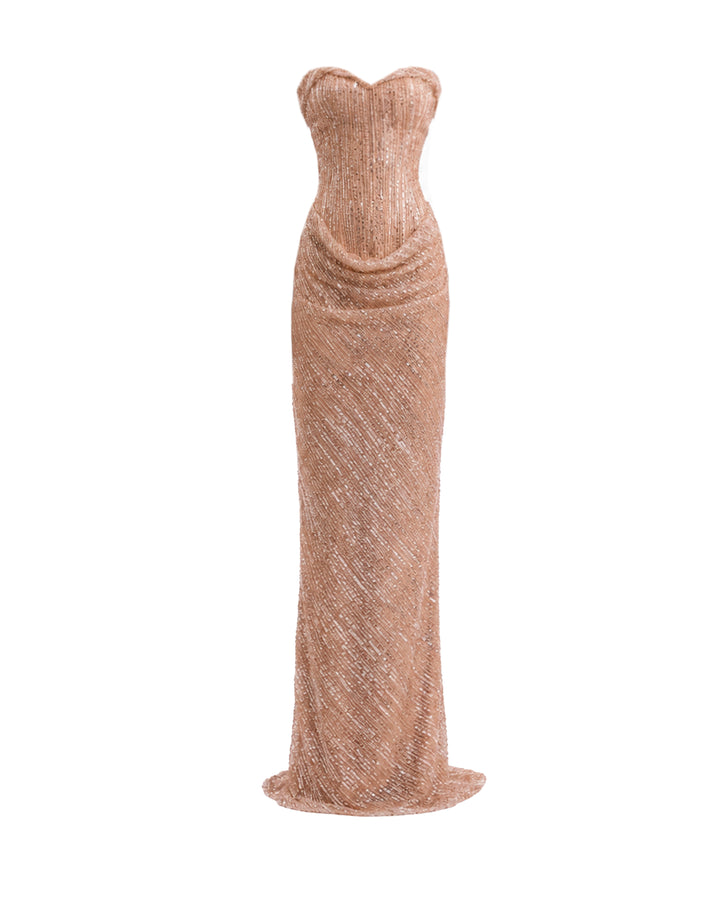 Beaded Sweetheart Dress