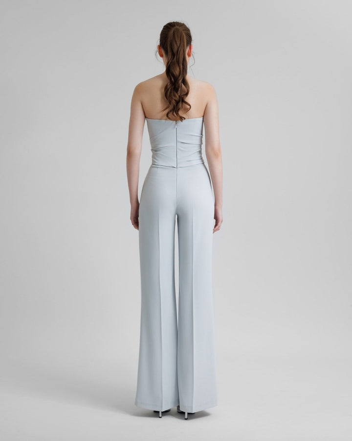 Strapless Crepe Jumpsuit - Gemy Maalouf