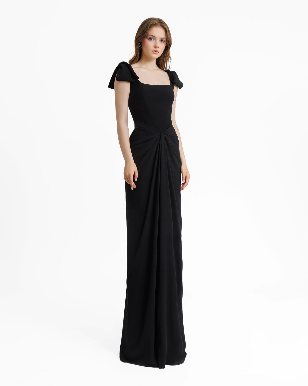 Squared Neckline Corset Dress