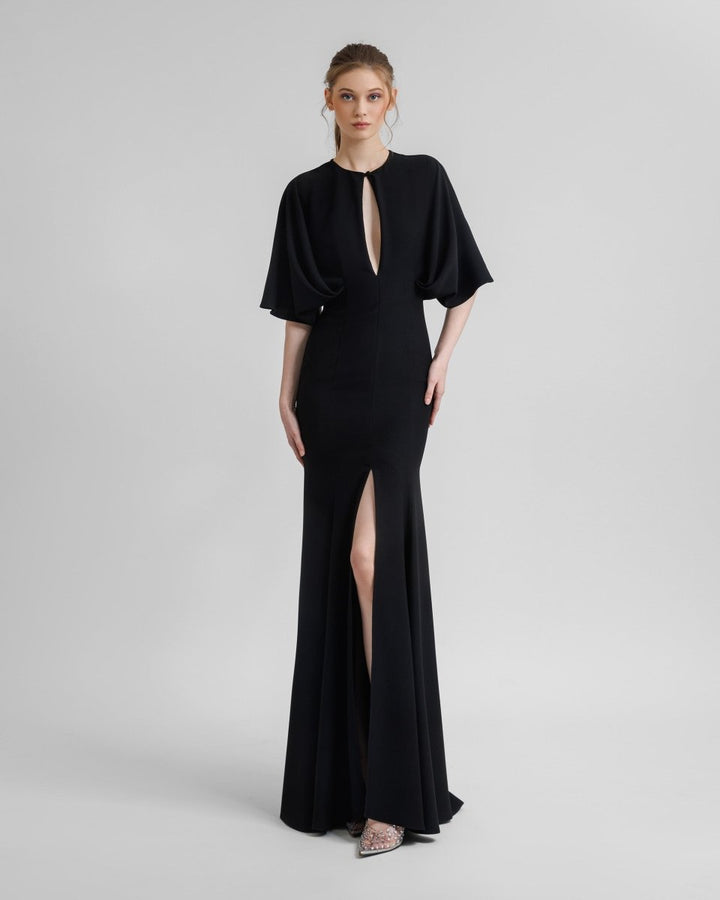 Dress With Cape - Like Sleeves - Gemy Maalouf