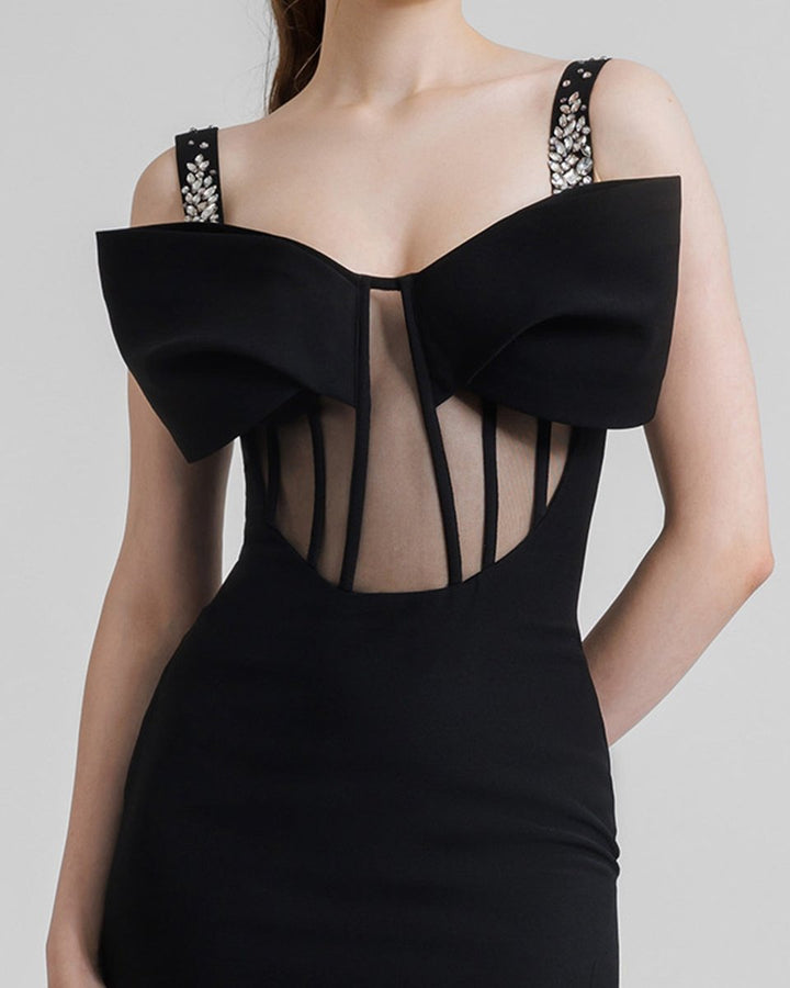 See - Through Corset Dress - Gemy Maalouf
