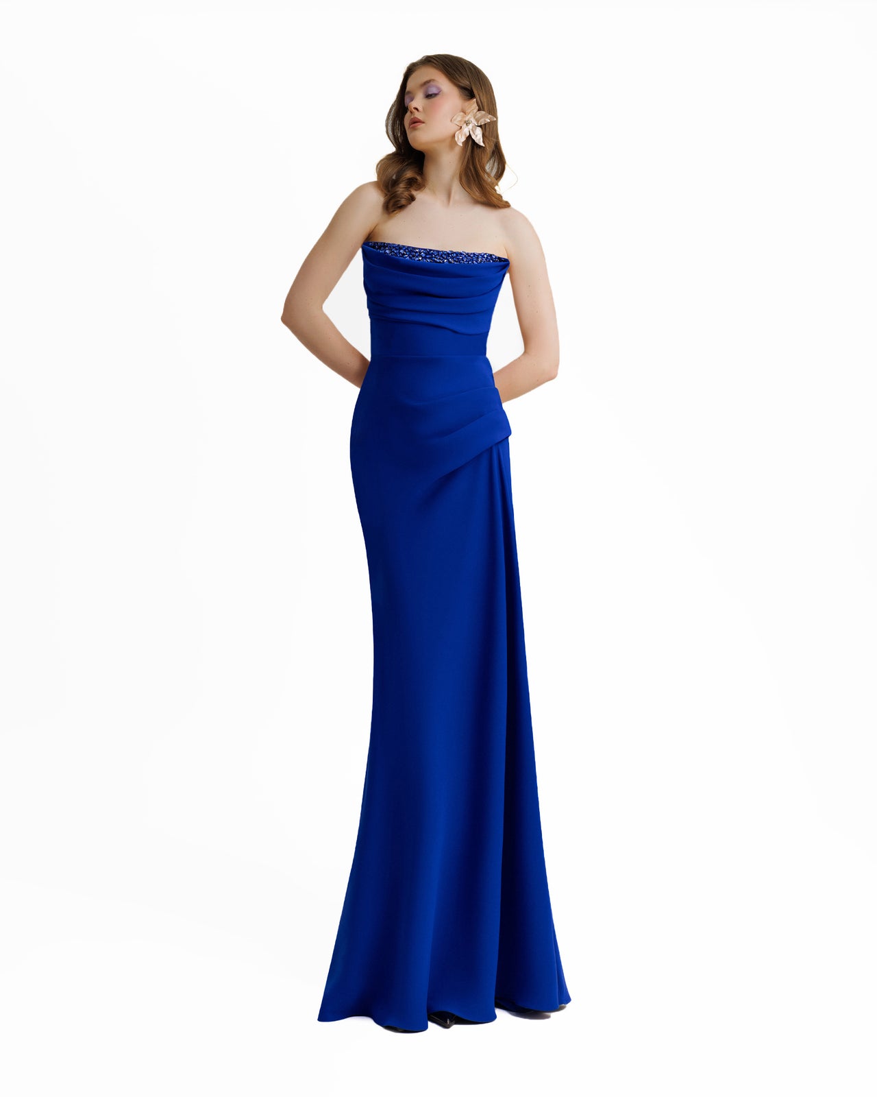 Gemy Maalouf | Evening Dresses | Beaded Strapless Dress Gemy Maalouf | Evening Dresses | Beaded Strapless Dress