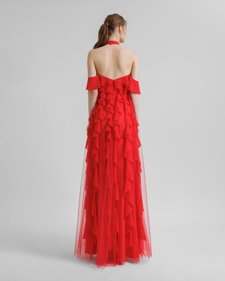 Halter - Neck Dress - Gemy Maalouf