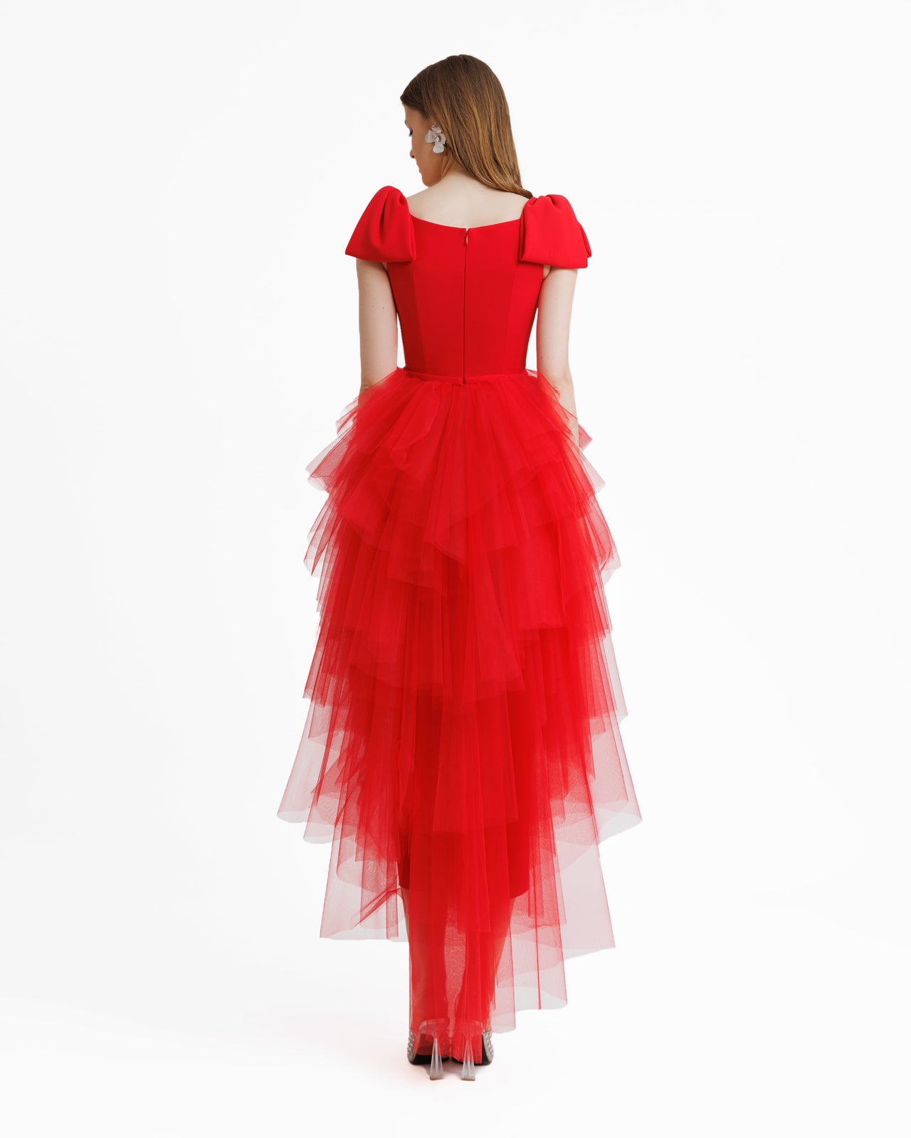 Gemy Maalouf | Evening Dresses | Long Dress With Bow Design Gemy Maalouf | Evening Dresses | Long Dress With Bow Design