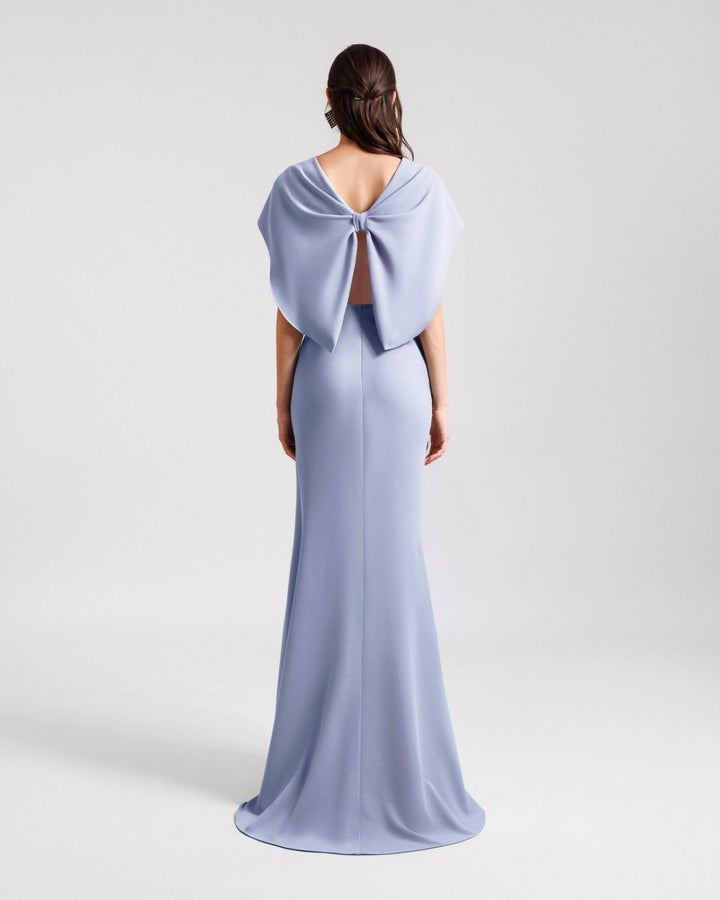 Draped Cape - Like Sleeve Dress - Gemy Maalouf