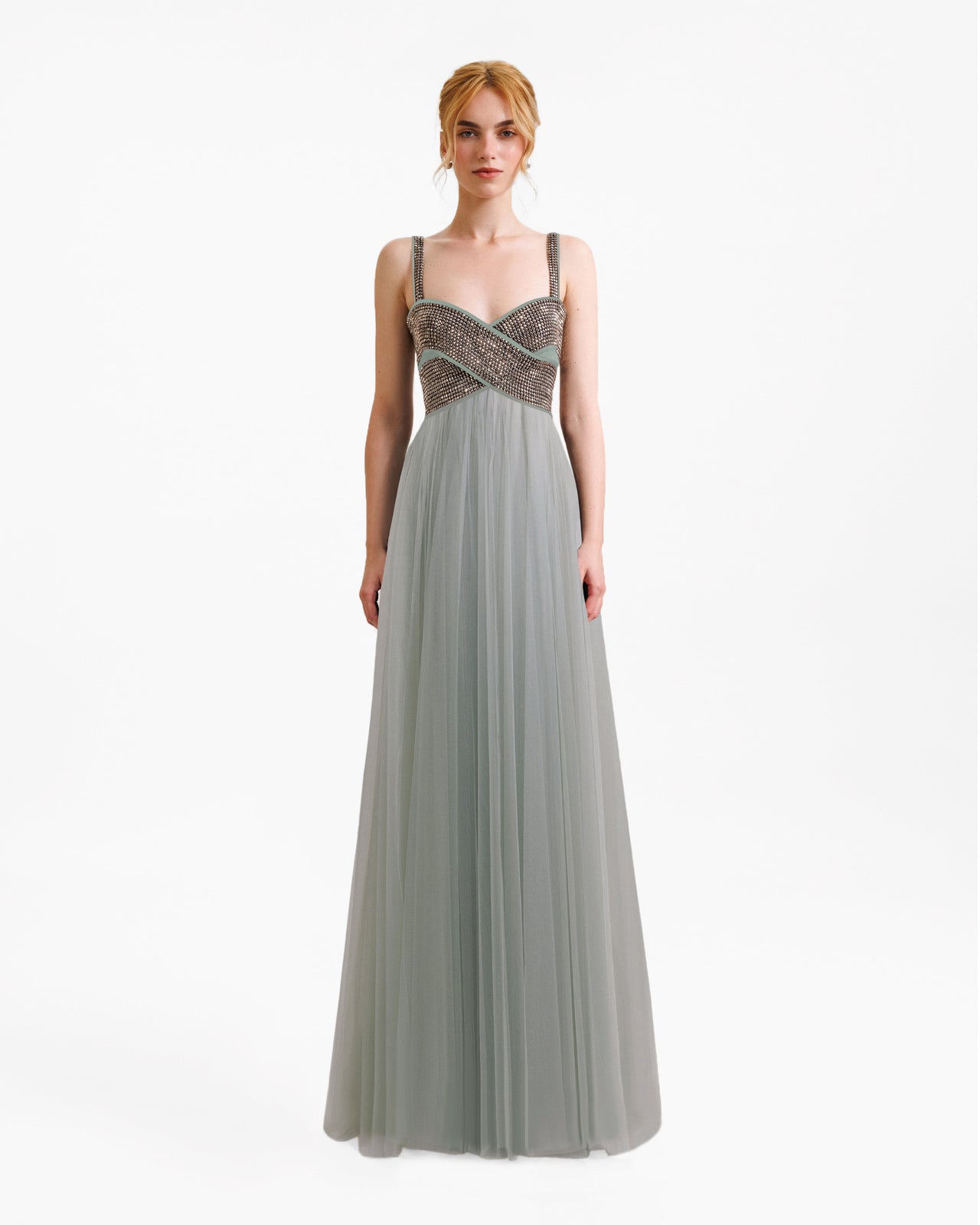 Embellished Top Bow-Like Dress
