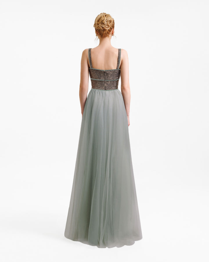 Embellished Top Bow-Like Dress