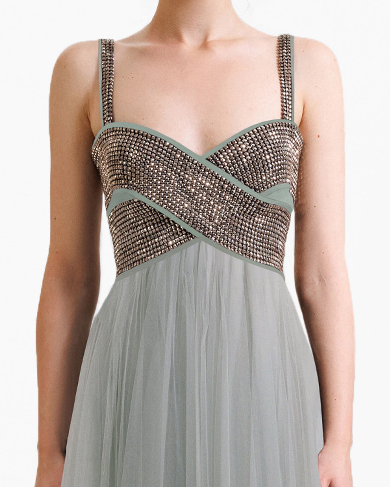 Embellished Top Bow-Like Dress