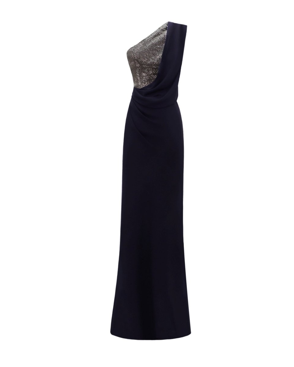 Draped One - Shoulder Dress - Gemy Maalouf