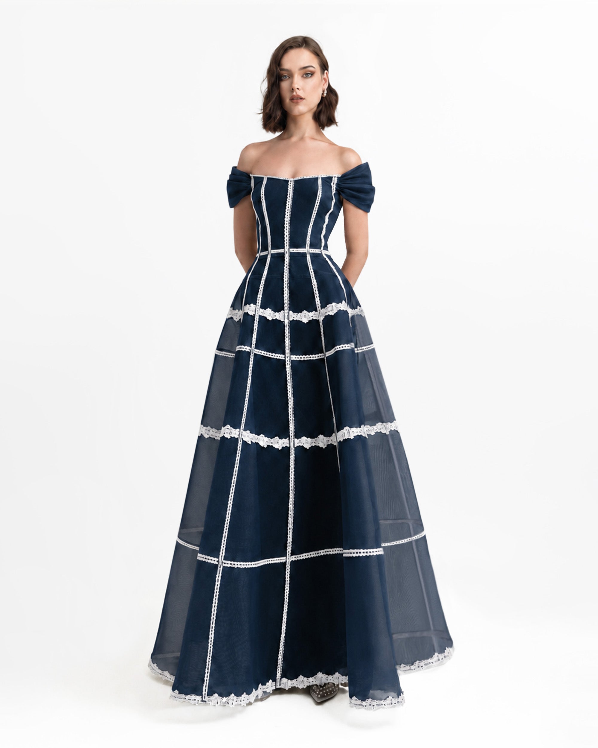 Mesh Long Dress