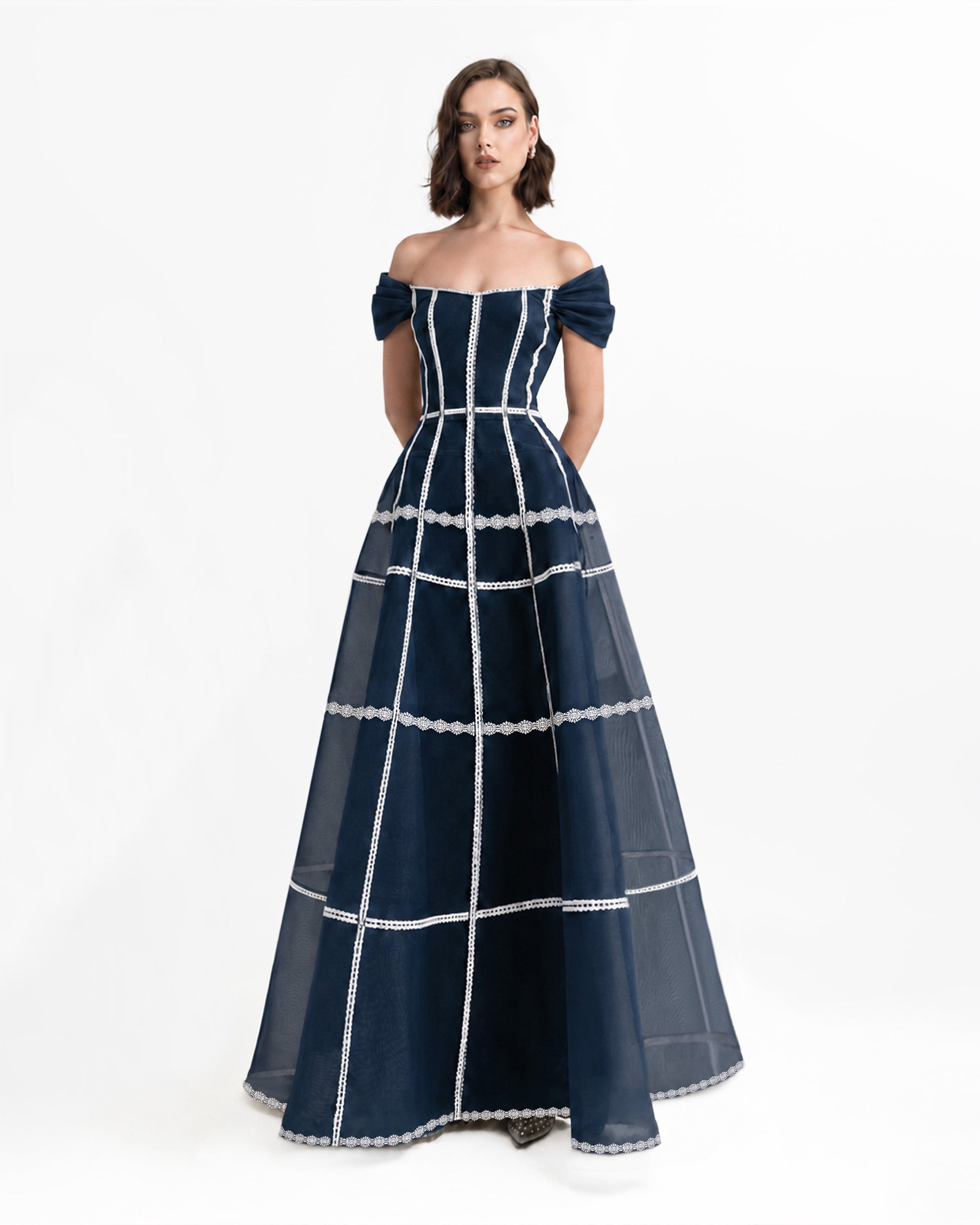 Mesh Long Dress