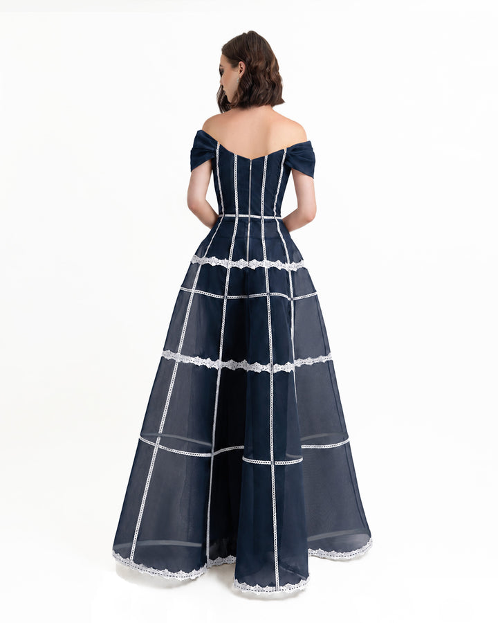 Mesh Long Dress