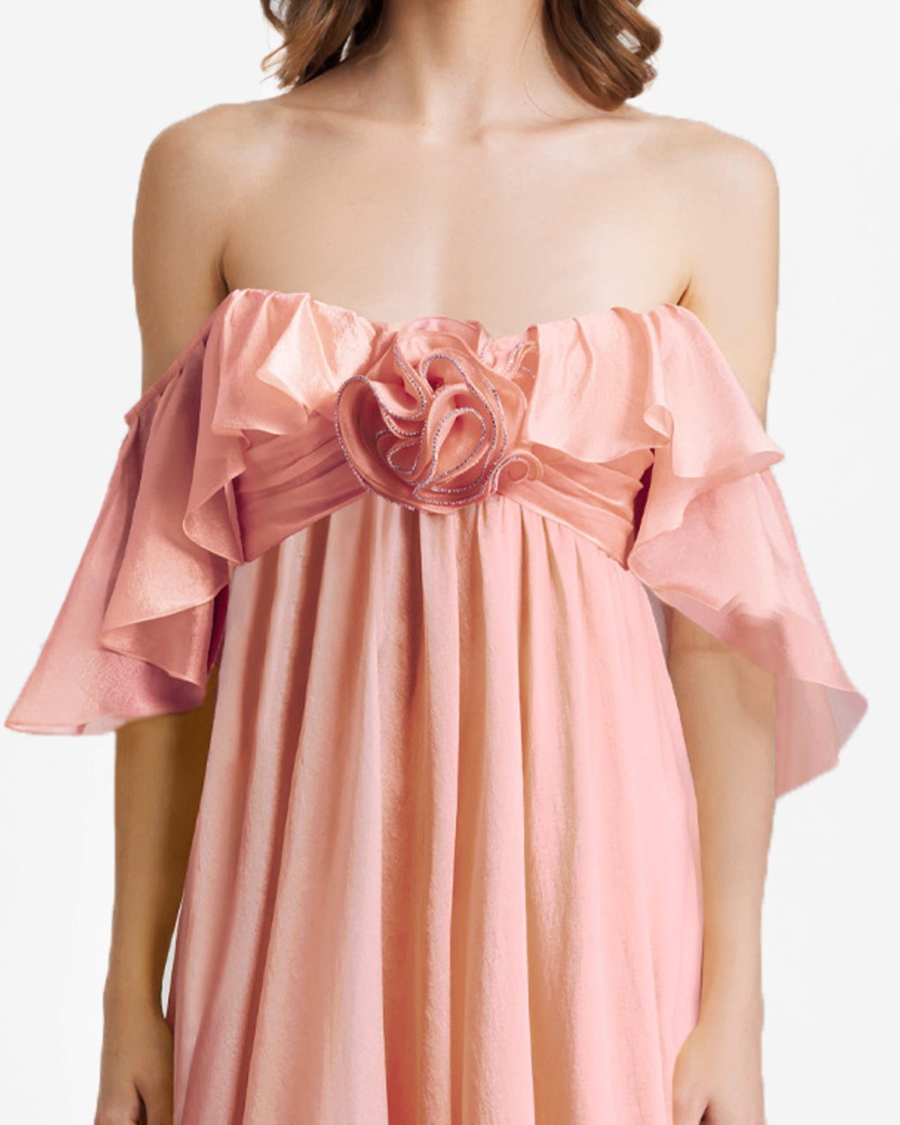 Gemy Maalouf | Evening Dresses | Off-The-Shoulders Flowy Dress Gemy Maalouf | Evening Dresses | Off-The-Shoulders Flowy Dress