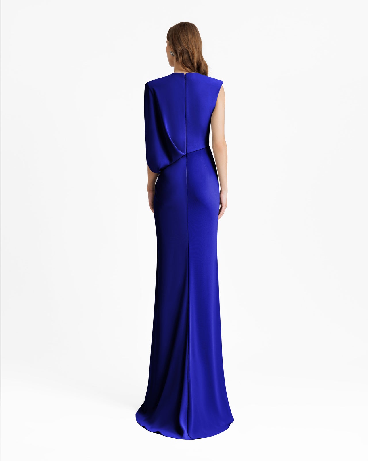 فستان طويل بأكمام بوليرو