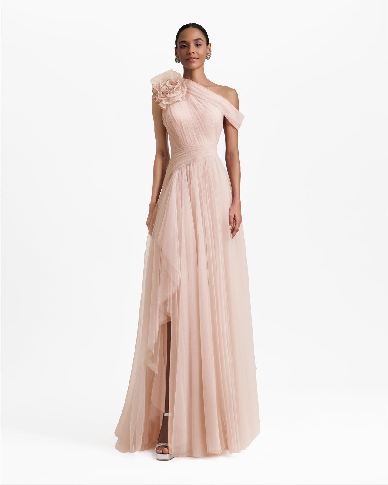 Gemy Maalouf | Evening Dresses | Long Dress With Flower Design Gemy Maalouf | Evening Dresses | Long Dress With Flower Design