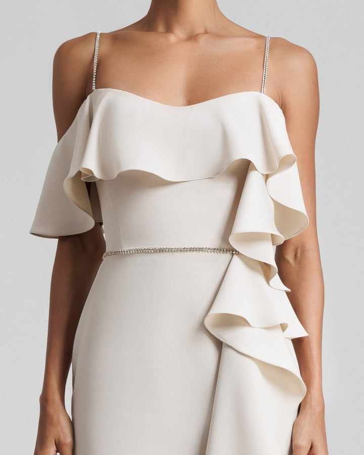 Long Dress With Ruffles - Gemy Maalouf