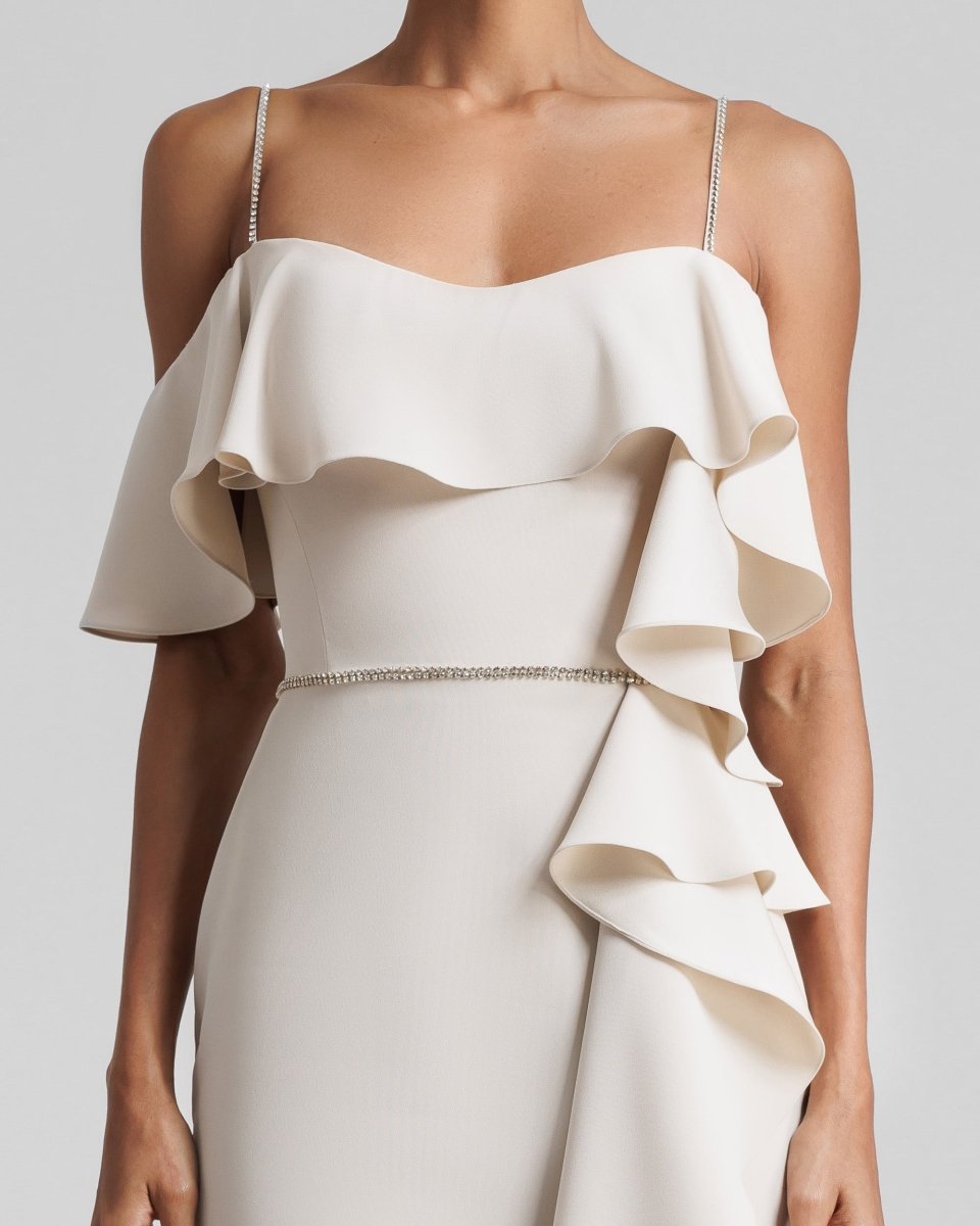 Long Dress With Ruffles - Gemy Maalouf