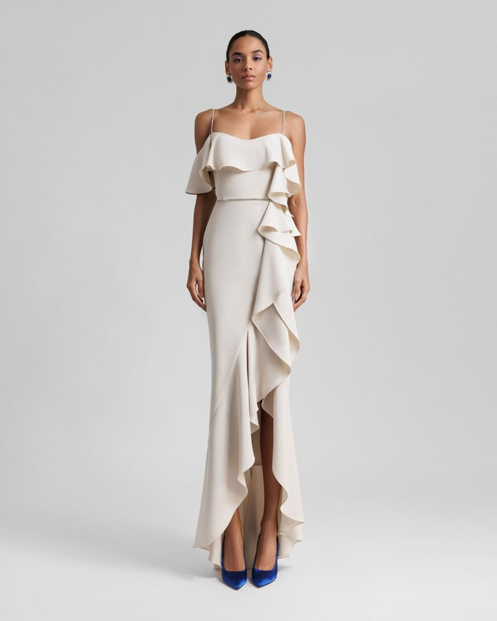 Long Dress With Ruffles - Gemy Maalouf