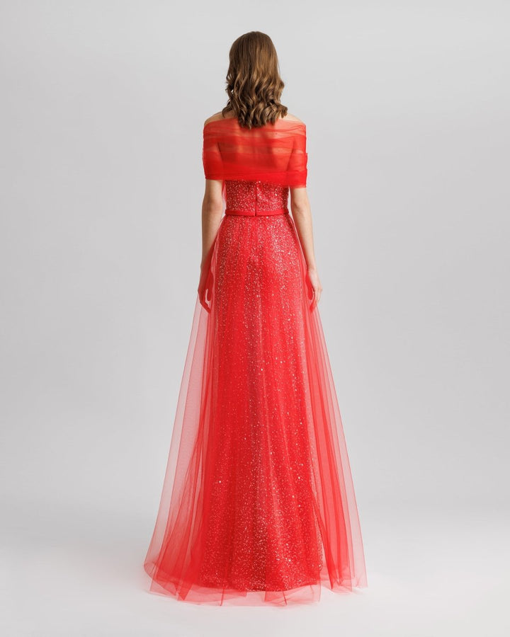 Dress With Bow Design - Gemy Maalouf