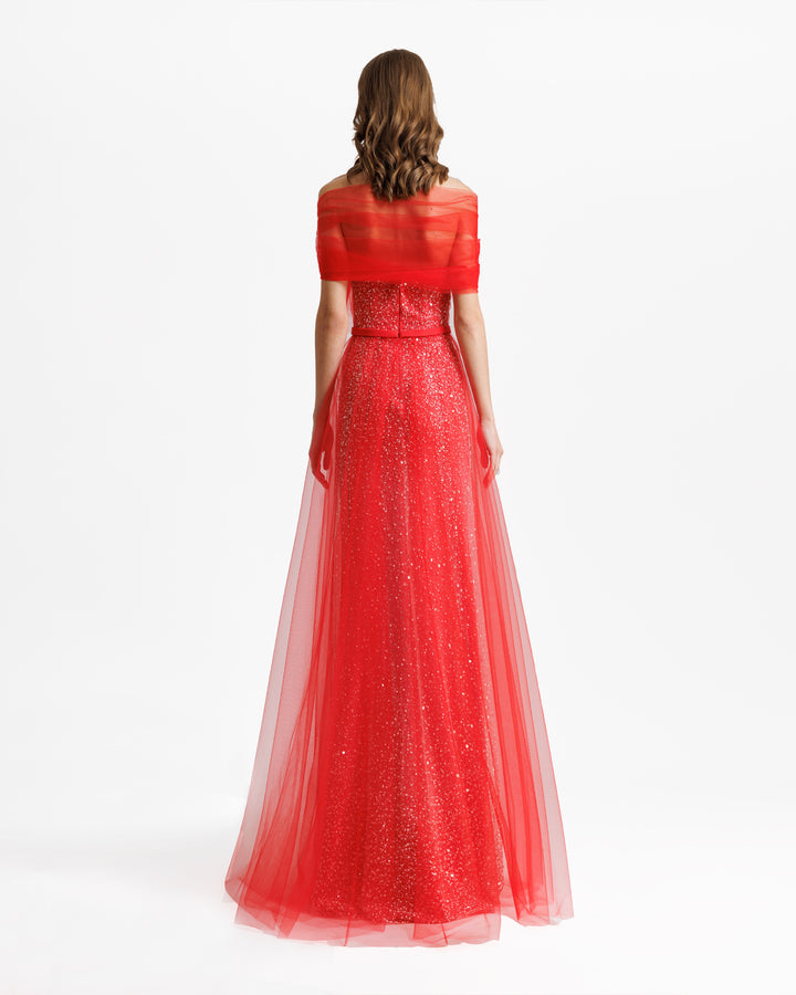 فستان بتصميم عقدة على الرقبة