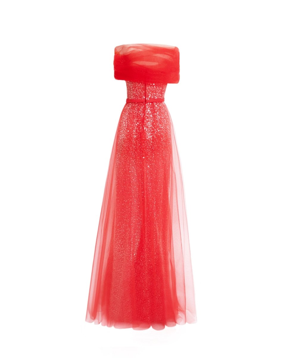 Dress With Bow Design - Gemy Maalouf