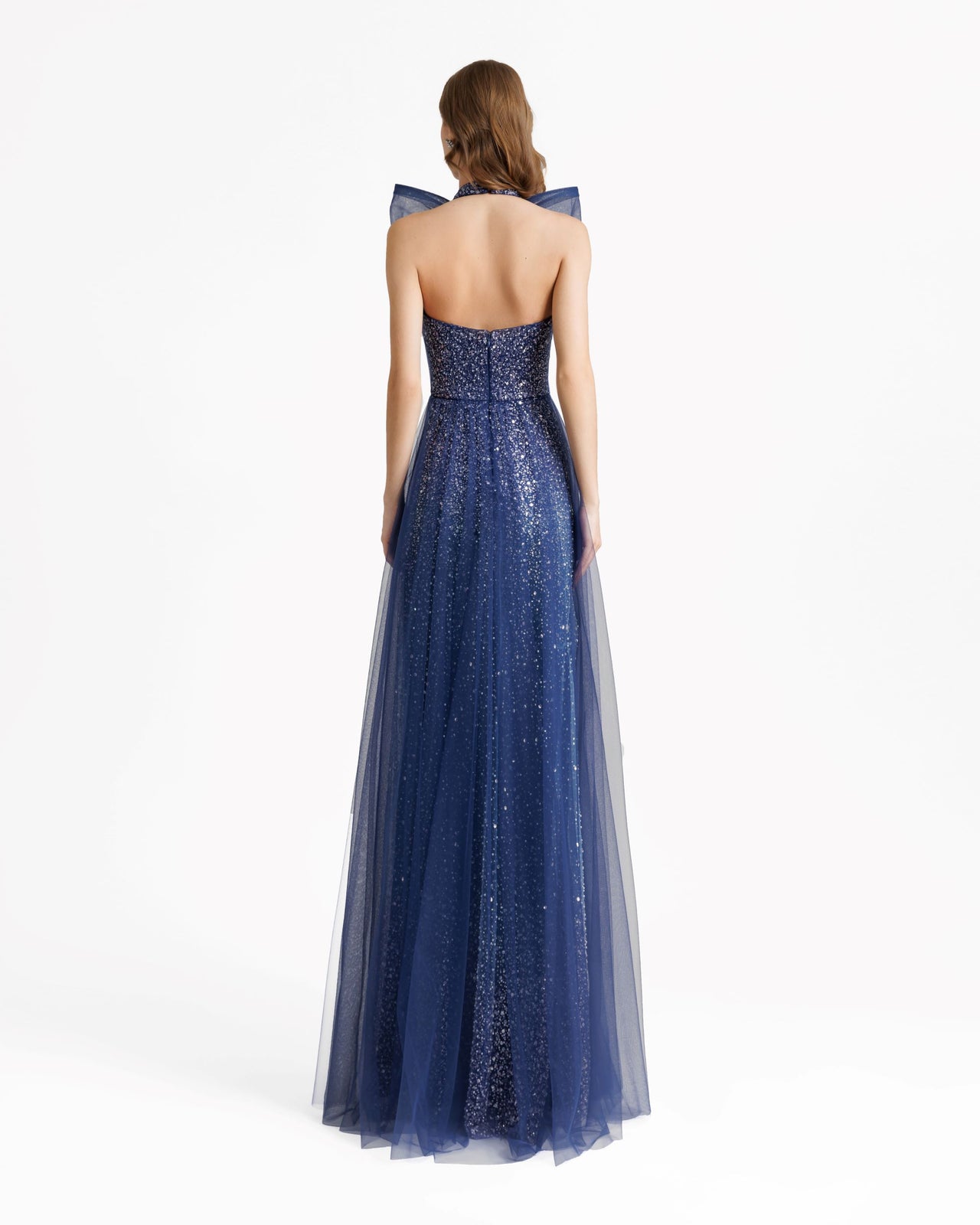 Gemy Maalouf | Evening Dresses | Bow Halter-Neckline Dress Gemy Maalouf | Evening Dresses | Bow Halter-Neckline Dress