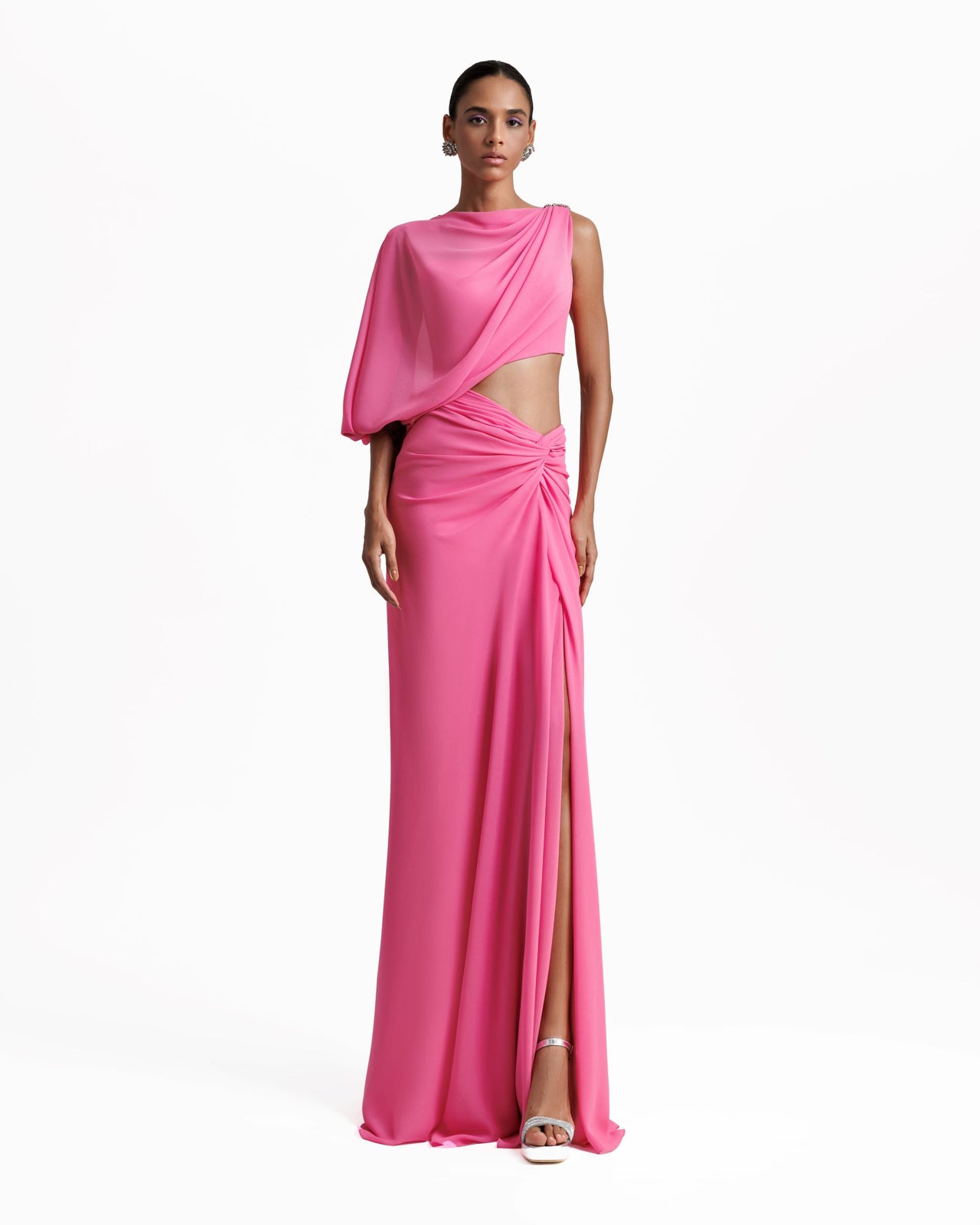 blue dress for baby girl Zapaka Women Pink Mermaid Ruffled Mother of The Bride Dress Off The Shoulder Asymmetrical Wedding Guest Dress, Dusty Rose / US20W main image 0