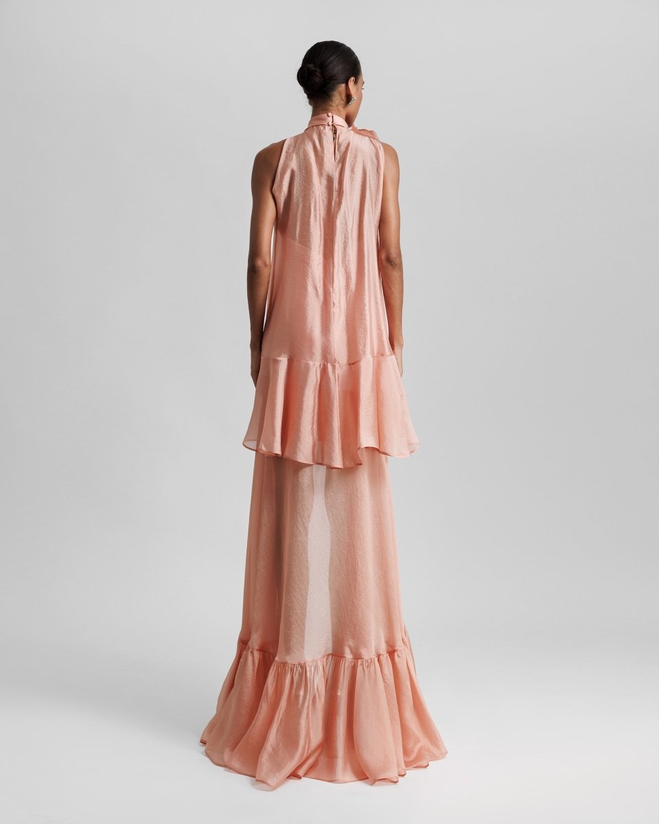 High - Collar Dress - Gemy Maalouf