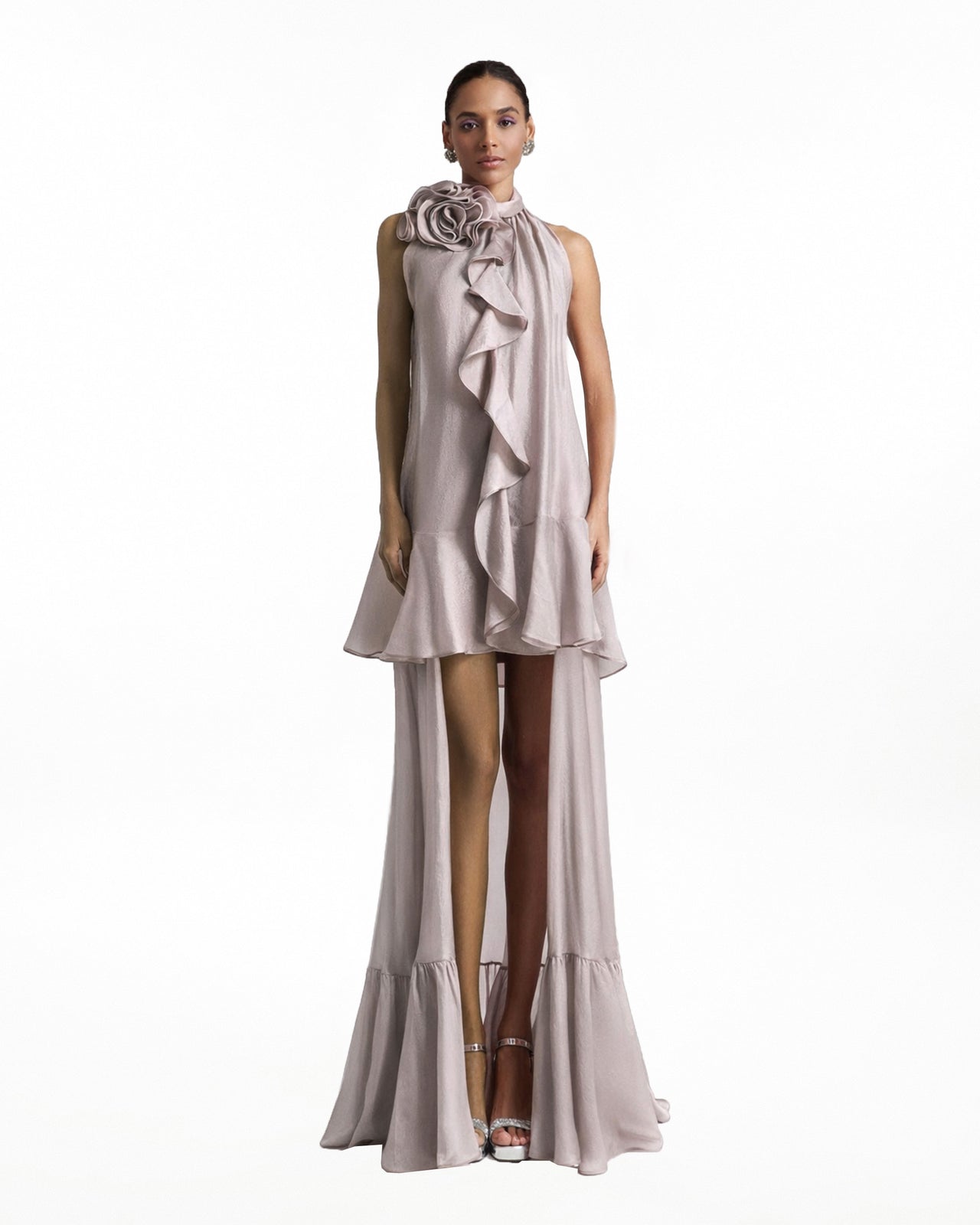 High-Collar Dress